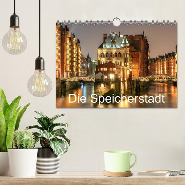 Produktbild: Die Speicherstadt (Wandkalender 2026 DIN A4 quer), CALVENDO Monatskalender
