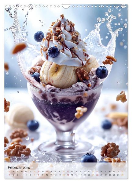 Produktbild: Eis - Raffinessen f&uuml;r Gourmets (Wandkalender 2026 DIN A3 hoch), CALVENDO Monatskalender
