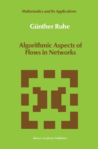 Produktbild: Algorithmic Aspects of Flows in Networks