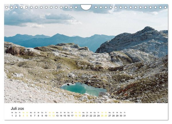 Produktbild: Asturien - Von der K&uuml;ste bis zu den Gipfeln Europas (Wandkalender 2026 DIN A4 quer), CALVENDO Monatskalender