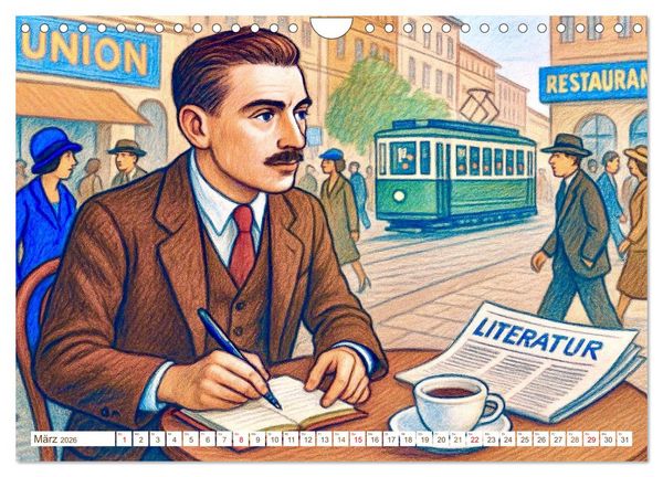 Produktbild: Erich K&auml;stner (Wandkalender 2026 DIN A4 quer), CALVENDO Monatskalender