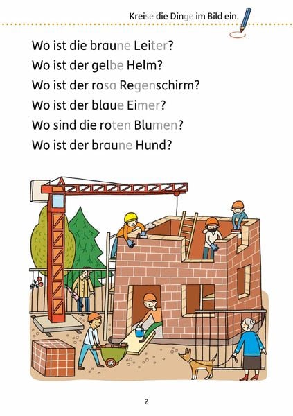 Produktbild: Mein &Uuml;bungsheft Lesen 1. Klasse - Vom Satz zum Text