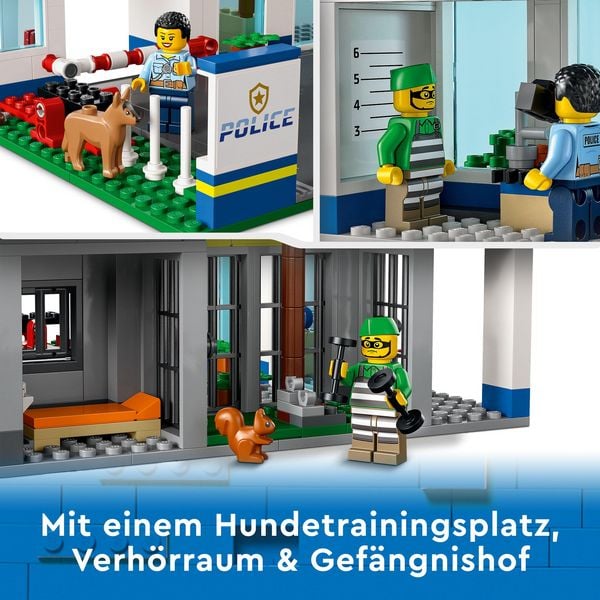 Produktbild: LEGO City 60316 Polizeistation mit Polizeiauto, Polizei-Spielzeug