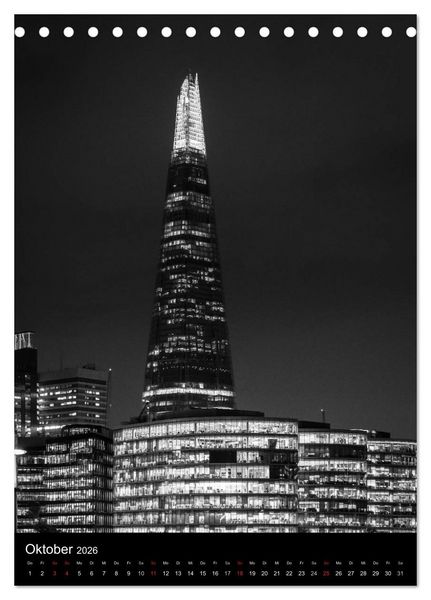 Produktbild: Big City London (Tischkalender 2026 DIN A5 hoch), CALVENDO Monatskalender