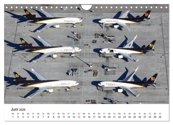 Produktbild: From Above - Die etwas andere Perspektive auf Flugzeuge (Wandkalender 2026 DIN A4 quer), CALVENDO Monatskalender