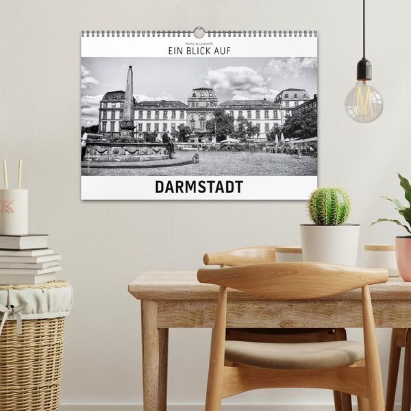 Produktbild: Ein Blick auf Darmstadt (Wandkalender 2026 DIN A3 quer), CALVENDO Monatskalender