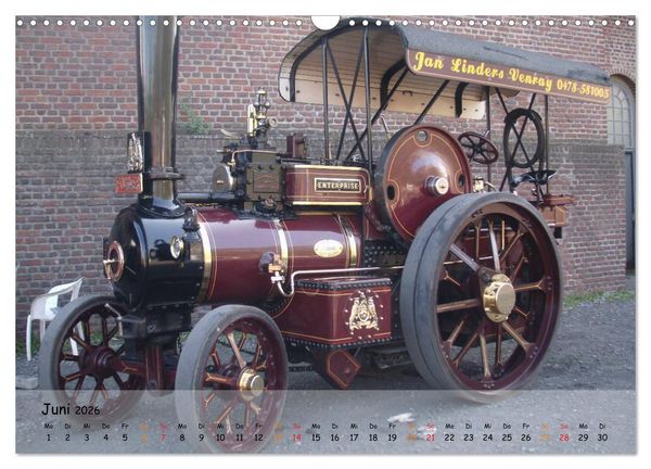 Produktbild: Dampffahrzeuge (Wandkalender 2026 DIN A3 quer), CALVENDO Monatskalender
