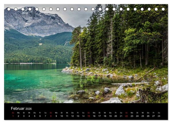 Produktbild: Traumlandschaft Werdenfelser Land - Teil II (Tischkalender 2026 DIN A5 quer), CALVENDO Monatskalender