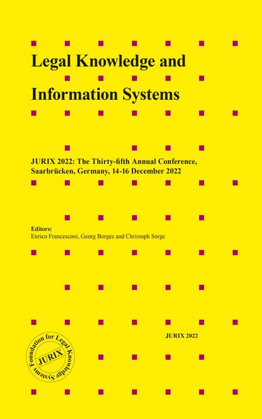 Produktbild: Legal Knowledge and Information Systems