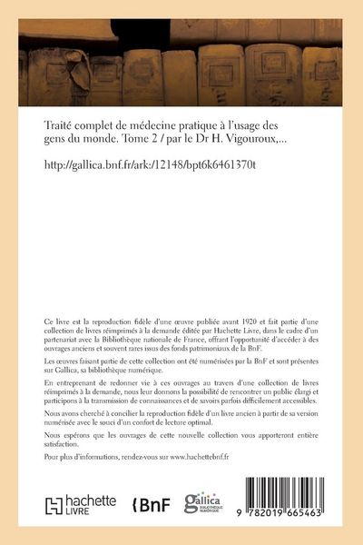 Produktbild: Trait&eacute; complet de m&eacute;decine pratique &agrave; l'usage des gens du monde