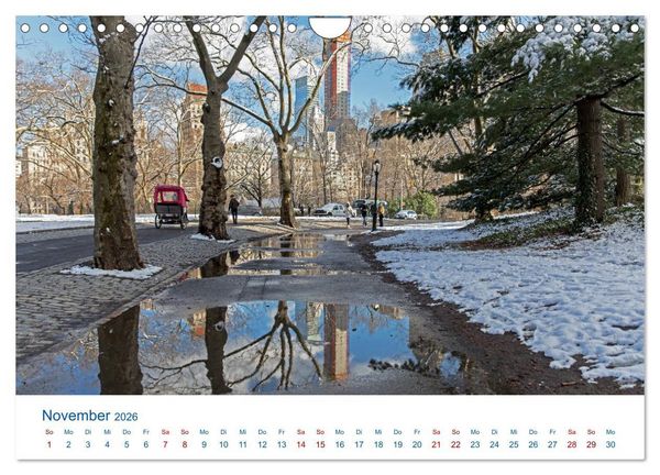 Produktbild: Die New Yorker City (Wandkalender 2026 DIN A4 quer), CALVENDO Monatskalender