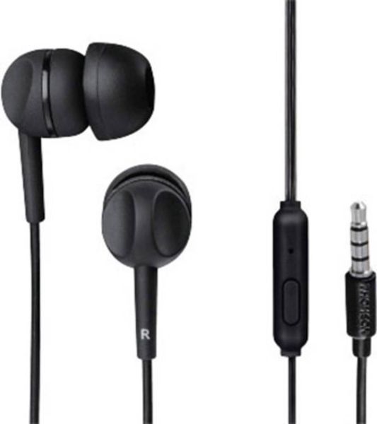 Thomson EAR3005BK In Ear Kopfhörer kabelgebunden Schwarz Headset