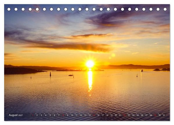 Produktbild: Oslo - Norwegen (Tischkalender 2027 DIN A5 quer), CALVENDO Monatskalender