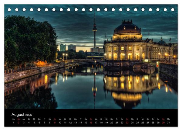 Produktbild: Berliner Stadtansichten (Tischkalender 2026 DIN A5 quer), CALVENDO Monatskalender