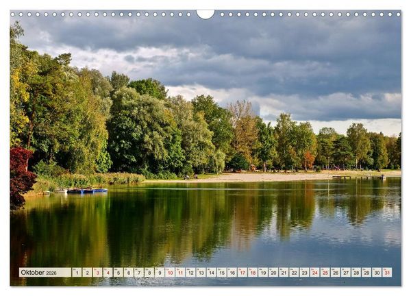 Produktbild: Impressionen Augsburger Stadtwald (Wandkalender 2026 DIN A3 quer), CALVENDO Monatskalender