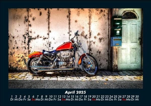 Produktbild: Motorräder 2025 Fotokalender DIN A5