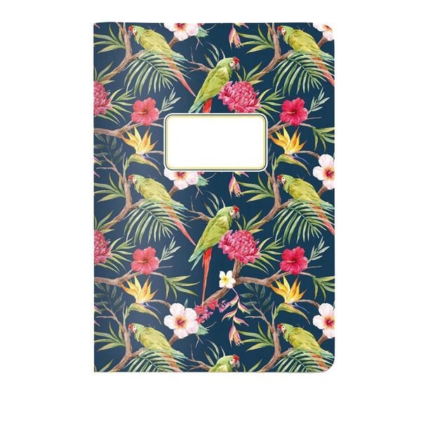 Produktbild: Heft A5 kariert, Tropical