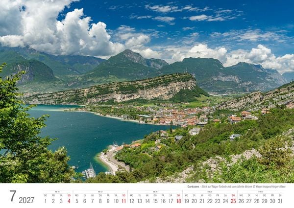 Produktbild: Gardasee 2027 Bildkalender A3 cm quer, spiralgebunden