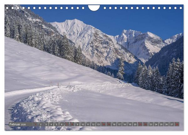 Produktbild: Sch&ouml;ne Wanderungen um Oberstdorf (Wandkalender 2026 DIN A4 quer), CALVENDO Monatskalender