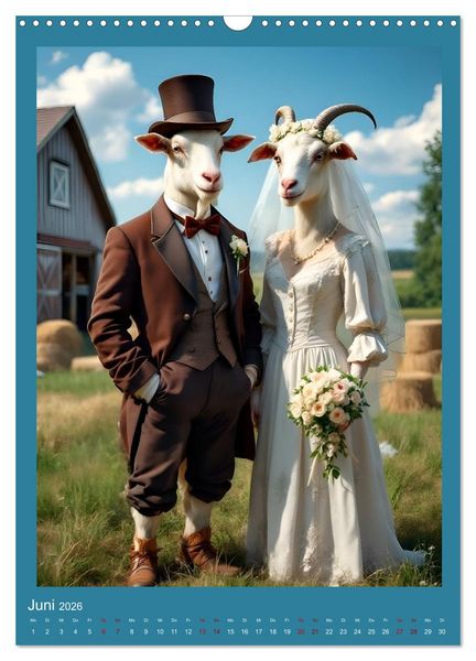 Produktbild: Nicht nur ein Vogel wollte Hochzeit halten (Wandkalender 2026 DIN A3 hoch), CALVENDO Monatskalender