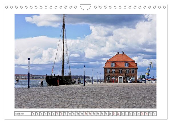 Produktbild: Unser sch&ouml;nes Wismar (Wandkalender 2026 DIN A4 quer), CALVENDO Monatskalender