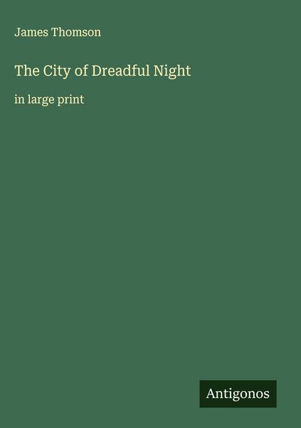 Produktbild: The City of Dreadful Night