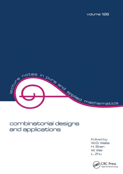 Produktbild: Combinatorial Designs and Applications