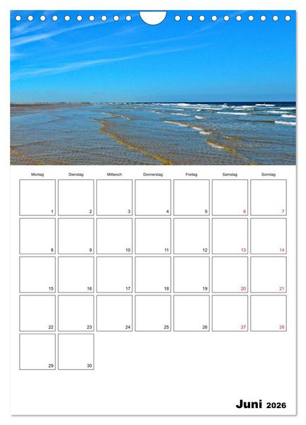 Produktbild: Langeoog - eine Trauminsel (Wandkalender 2026 DIN A4 hoch), CALVENDO Monatskalender