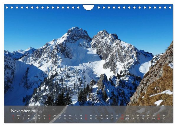 Produktbild: Ammergauer Alpen (Wandkalender 2026 DIN A4 quer), CALVENDO Monatskalender