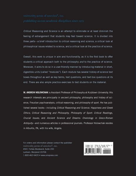 Produktbild: Critical Reasoning and Science