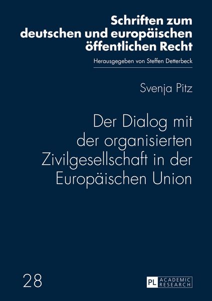Produktbild: Der Dialog mit der organisierten Zivilgesellschaft in der Europ&auml;ischen Union