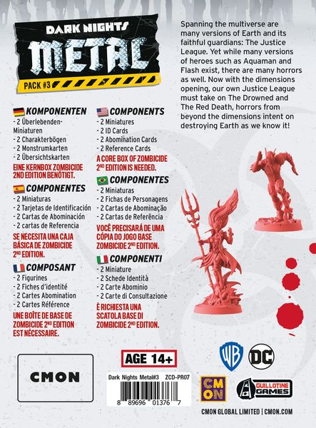 CMON - Zombicide 2. Edition - Dark Nights Metal Pack 3