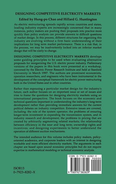 Produktbild: Designing Competitive Electricity Markets