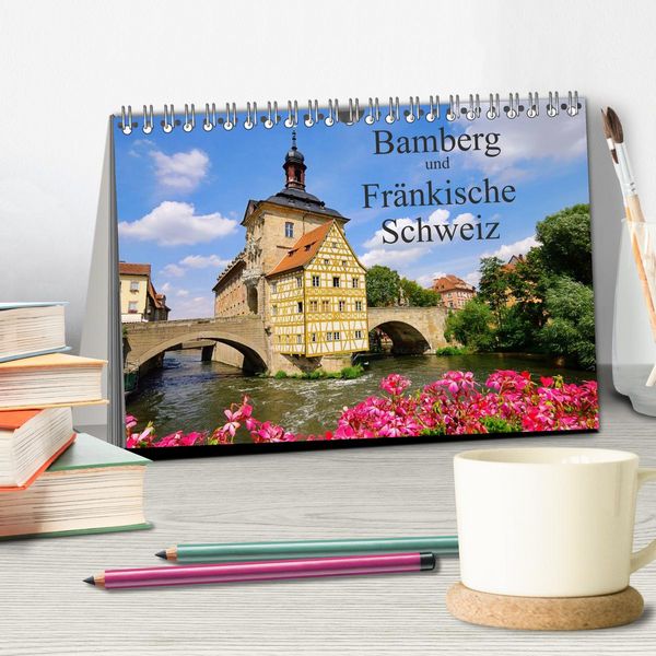 Produktbild: Bamberg und Fr&auml;nkische Schweiz (Tischkalender 2026 DIN A5 quer), CALVENDO Monatskalender