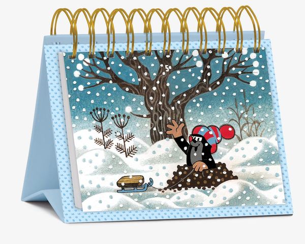 Produktbild: Postkarten-Adventskalender "24 Tage im Advent mit dem kleinen Maulwurf"