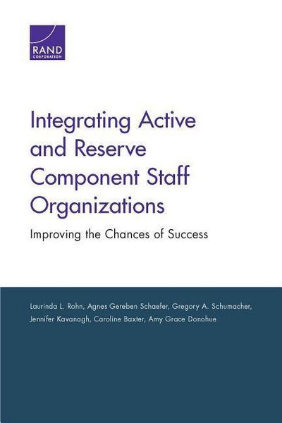 Produktbild: Integrating Active and Reserve Component Staff Organizations