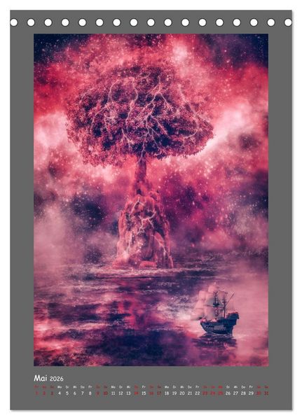 Produktbild: Yggdrasil - Der Baum des Lebens (Tischkalender 2026 DIN A5 hoch), CALVENDO Monatskalender