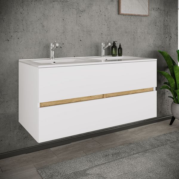 Produktbild: 2 tlg. Badm&ouml;bel-Set mit Waschbecken Cosila-I 112cm