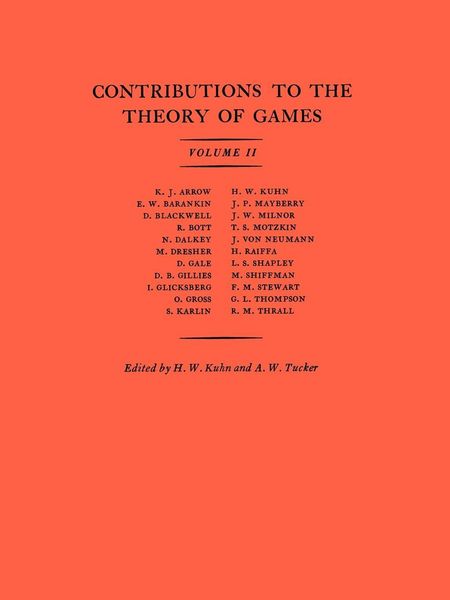 Produktbild: Contributions to the Theory of Games, Volume II