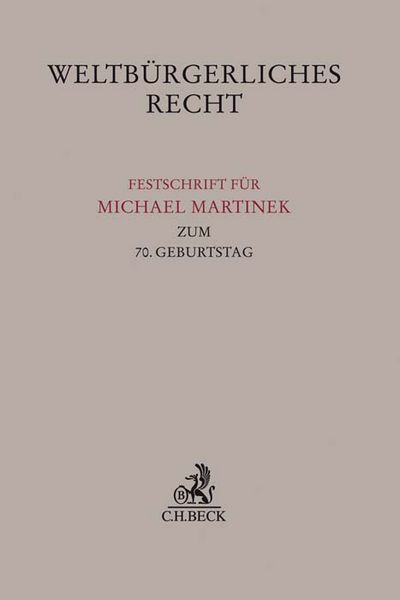 Produktbild: Weltb&uuml;rgerliches Recht