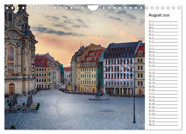 Produktbild: Dresden Bilder 2026 (Wandkalender 2026 DIN A4 quer), CALVENDO Monatskalender