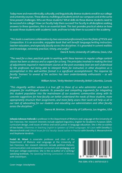 Produktbild: Integrating Multilingual Students into College Classrooms
