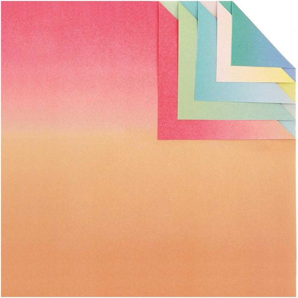 Produktbild: Origami Duo Color, Linear Gradient MIX, 15 x 15 cm, 100 Blatt