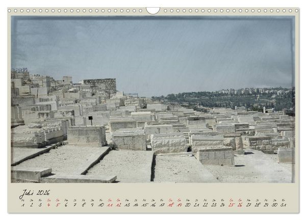 Produktbild: Unterwegs in Jerusalem (Wandkalender 2026 DIN A3 quer), CALVENDO Monatskalender