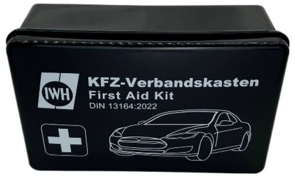 Produktbild: IWH 023514 KFZ-Verbandkasten "Kompakt" DIN 13164:2022 Verbandkasten DIN 13164, DIN 13164 02-2022 1 St.