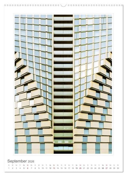 Produktbild: Architektur. eindrucksvolle Fassaden (hochwertiger Premium Wandkalender 2026 DIN A2 hoch), Kunstdruck in Hochglanz