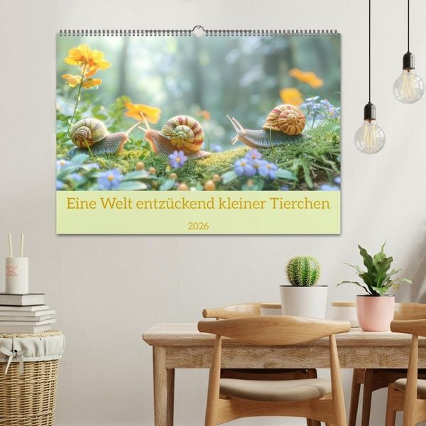 Produktbild: Eine Welt entz&uuml;ckend kleiner Tierchen (Wandkalender 2026 DIN A2 quer), CALVENDO Monatskalender