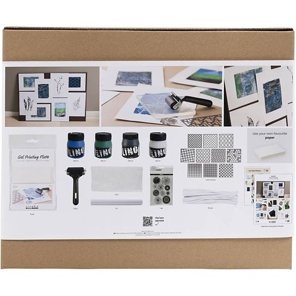 Produktbild: Creativ Company Mega Kreativ Mix Gel-Druck, Farbenfrohe Drucke