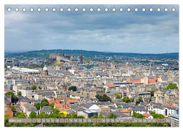 Produktbild: So sch&ouml;n ist Edinburgh (Tischkalender 2026 DIN A5 quer), CALVENDO Monatskalender
