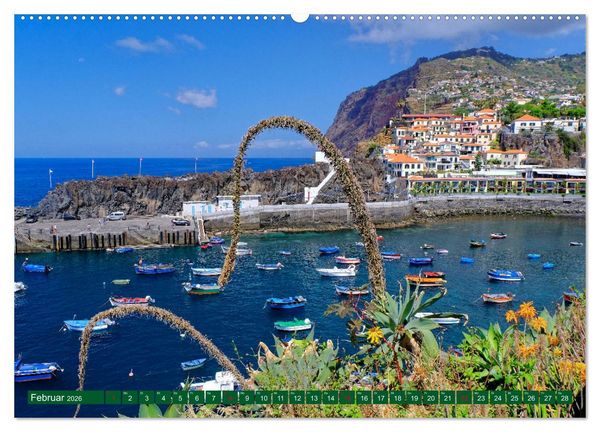 Produktbild: Madeira Blumeninsel im Atlantik (hochwertiger Premium Wandkalender 2026 DIN A2 quer), Kunstdruck in Hochglanz